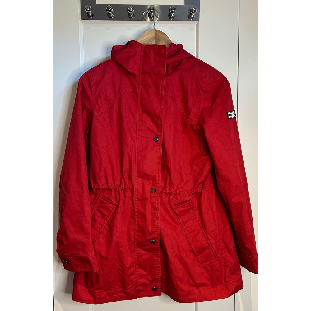 Hunter Womens Original Hooded Rain Jacket Parka Size S